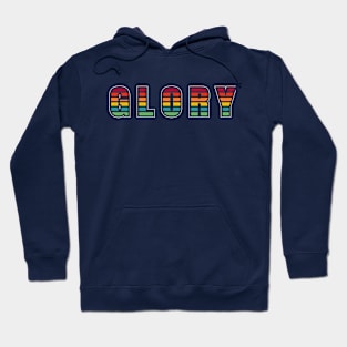 glory retro colour Hoodie